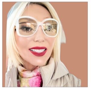 Emilio Pucci White Sunglasses RARE